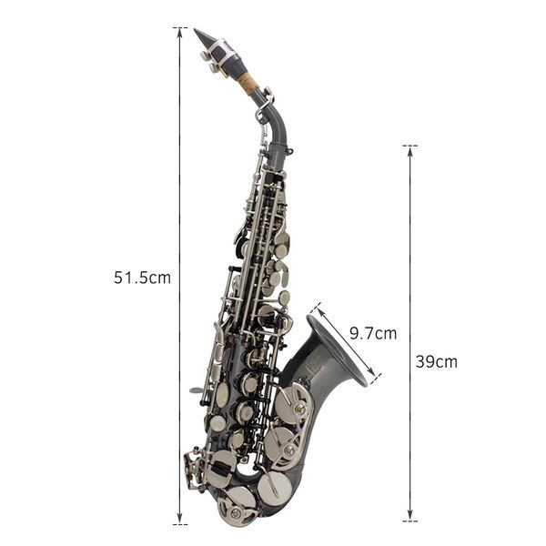 saxophone sax brass material black nickel plated woodwind instrument with carry case gloves cleaning cloth brush
saxophone sax brass material black nickel plated woodwind instrument with carry case gloves cleaning cloth brush