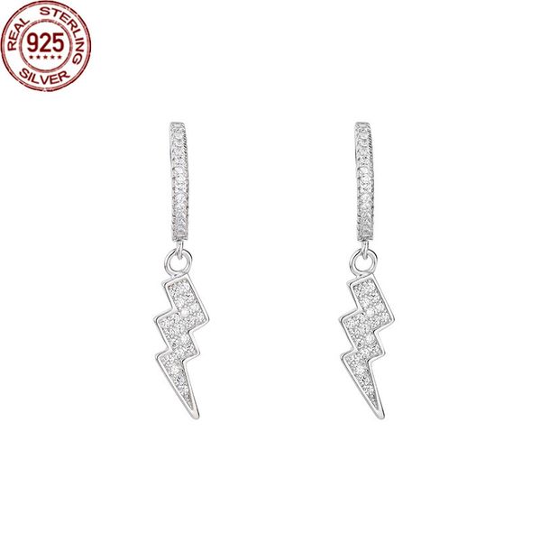 2022 s925 lightning shape sterling silver charm earrings hip hop full of zircon personality ins men's and women's trendy for women, Golden
2022 s925 lightning shape sterling silver charm earrings hip hop full of zircon personality ins men's and women's trendy for women, Golden
