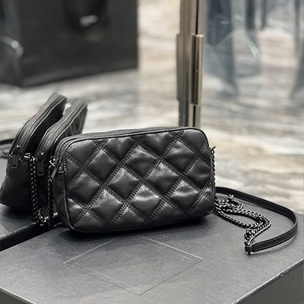 classic clutch women's bag black becky diamond lattice thread double zipper handbag chain single shoulder bag small sheepskin handbags
classic clutch women's bag black becky diamond lattice thread double zipper handbag chain single shoulder bag small sheepskin handbags