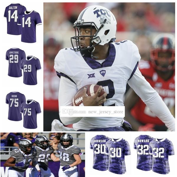 ncaa custom tcu horned college frogs football jerseys stitched 14 andy dalton 1 jalen reagor 3 shawn robinson 10 michael collins kenny hill, Black
ncaa custom tcu horned college frogs football jerseys stitched 14 andy dalton 1 jalen reagor 3 shawn robinson 10 michael collins kenny hill, Black