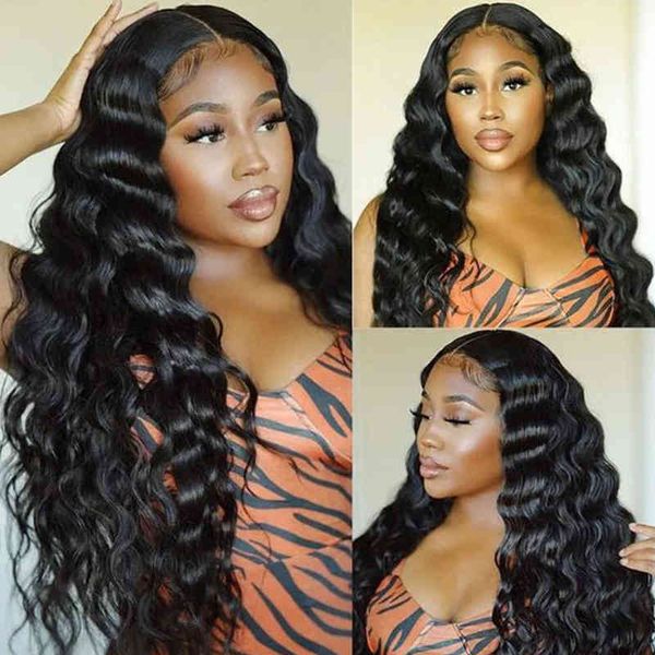 loose deep wave wig frontal human hair brazilian s transparent lace s natural t part 220608, Black
loose deep wave wig frontal human hair brazilian s transparent lace s natural t part 220608, Black