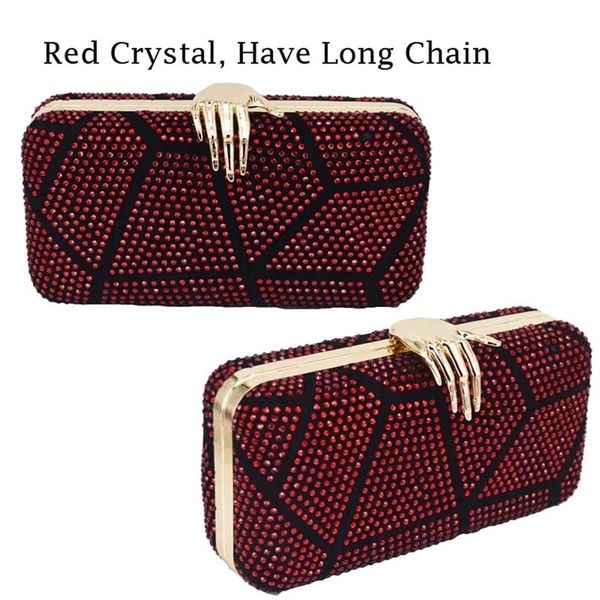 black golden evening luxury crystal er hand model box clutch bags chain wedding handbags 220616
black golden evening luxury crystal er hand model box clutch bags chain wedding handbags 220616