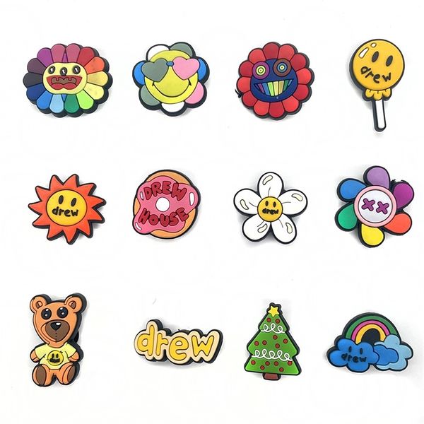 12pcs rainbow flowers sun cartoon shoe charms diy funny badges fit croc clogs decorations buckle gifts pins 220720, White;pink
12pcs rainbow flowers sun cartoon shoe charms diy funny badges fit croc clogs decorations buckle gifts pins 220720, White;pink