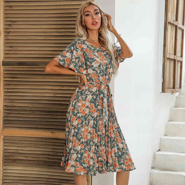 casual dresses floral ruffle sleeve women dress white casual bandage midi beach dresses elegant vintage pleated party dress summer 2022 new, Black;gray
casual dresses floral ruffle sleeve women dress white casual bandage midi beach dresses elegant vintage pleated party dress summer 2022 new, Black;gray