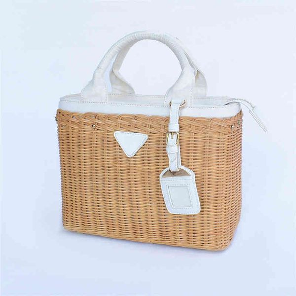 beach bags style rattan woven bag fashion hand women's seaside holiday shopping bag handbags 220301
beach bags style rattan woven bag fashion hand women's seaside holiday shopping bag handbags 220301