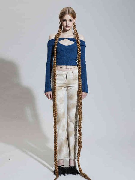 women's knits tees minority design spice girl v-neck knitted halter pullover long sleeve camisole two piece suit female, White
women's knits tees minority design spice girl v-neck knitted halter pullover long sleeve camisole two piece suit female, White