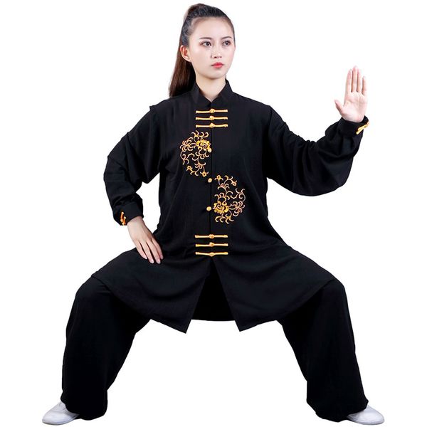 women's tracksuits chinese style embroidery tang suit long sleeve cotton casual loose sets tai chi plus size suits martial arts uniform, Gray
women's tracksuits chinese style embroidery tang suit long sleeve cotton casual loose sets tai chi plus size suits martial arts uniform, Gray