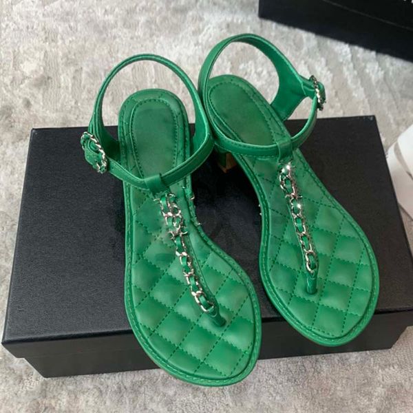 classic chain sandals genuine leather woman slides designer chunky heels flip flops green mules womens retro slippers rubber ladies espadril, Black
classic chain sandals genuine leather woman slides designer chunky heels flip flops green mules womens retro slippers rubber ladies espadril, Black