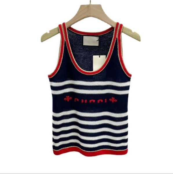 229 2022 runway spring summer brand same style sweater pullover kint sleeveless crew neck blue fashion womens clothes womens teng, White;black
229 2022 runway spring summer brand same style sweater pullover kint sleeveless crew neck blue fashion womens clothes womens teng, White;black