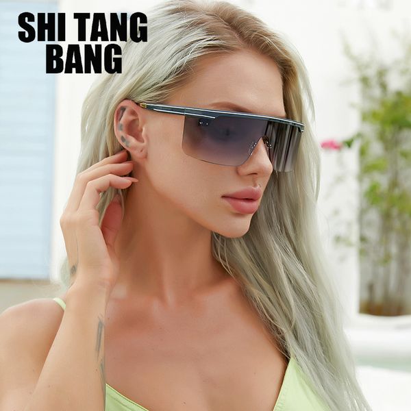 fashion style sun glasses women big box frameless 1-piece sunglasses female protective square eyeglasses cx220325, White;black
fashion style sun glasses women big box frameless 1-piece sunglasses female protective square eyeglasses cx220325, White;black