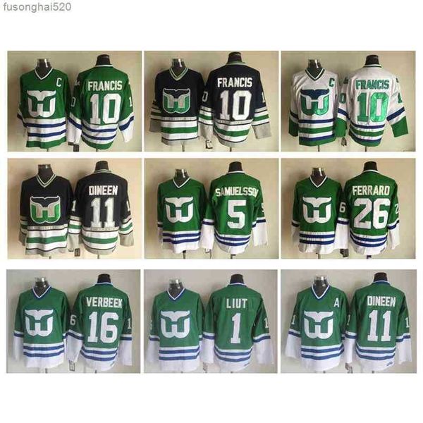 jersey 95 retro vintage hartford whalers jersey 10 ron francis 1 mike liut 11 kevin dineen 16 patrick verbeek 26 ray ferraro 5 ulf samuelsso, Black
jersey 95 retro vintage hartford whalers jersey 10 ron francis 1 mike liut 11 kevin dineen 16 patrick verbeek 26 ray ferraro 5 ulf samuelsso, Black