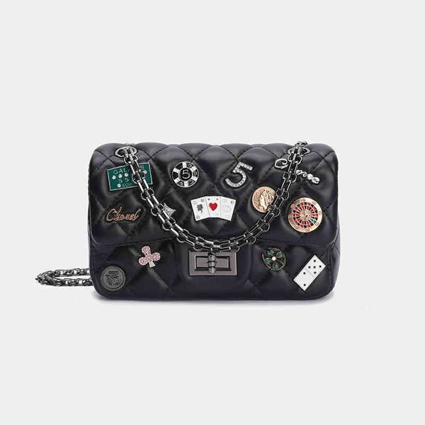 2022 spring new personalized badge lingge chain small square bag single shoulder crossbody lock women's fashion designer bags
2022 spring new personalized badge lingge chain small square bag single shoulder crossbody lock women's fashion designer bags