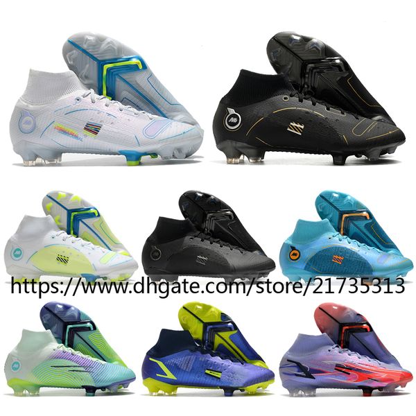 mercurial superfly 8 elite fg mens football boots soccer shoes high ankle cleats white black purple blue green outdoor size us6.5-12
mercurial superfly 8 elite fg mens football boots soccer shoes high ankle cleats white black purple blue green outdoor size us6.5-12