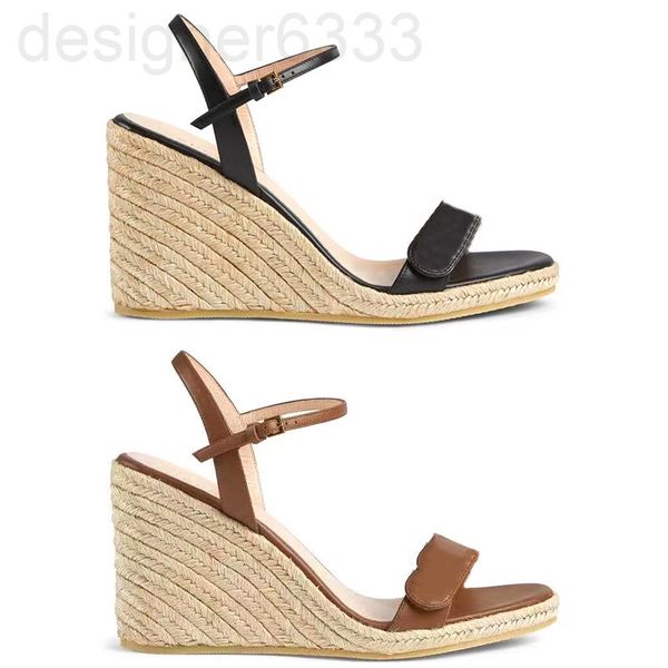 sandals designer designer women cord espadrille wedge-shaped heel heels 13cm pump fashion genuine leather ankle strap shoes black quality
sandals designer designer women cord espadrille wedge-shaped heel heels 13cm pump fashion genuine leather ankle strap shoes black quality