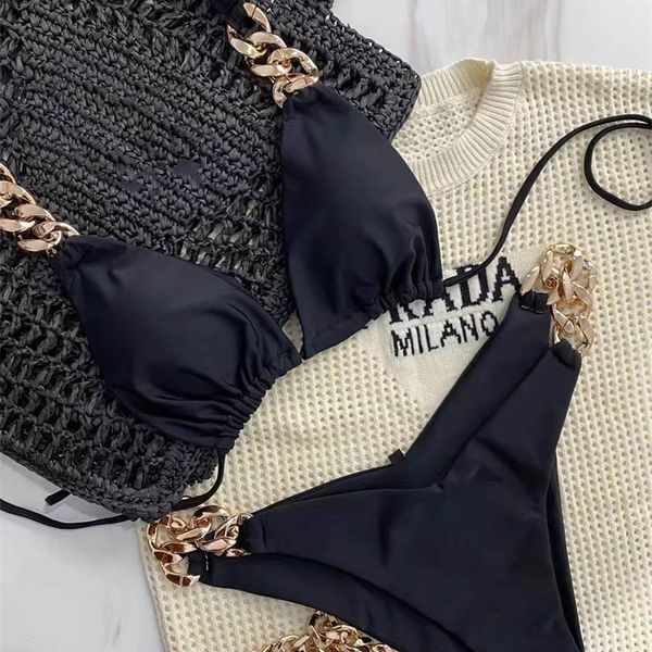 luxury design two piece bikini metal g chain swimsuit women push up set swimwear bathing suit beachwear xl 220418, White;black
luxury design two piece bikini metal g chain swimsuit women push up set swimwear bathing suit beachwear xl 220418, White;black