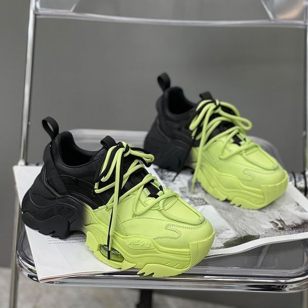 2022 round toe breathing leisure women shoes chunky sneakers women spring thick bottom daddy shoes, Black;yellow
2022 round toe breathing leisure women shoes chunky sneakers women spring thick bottom daddy shoes, Black;yellow