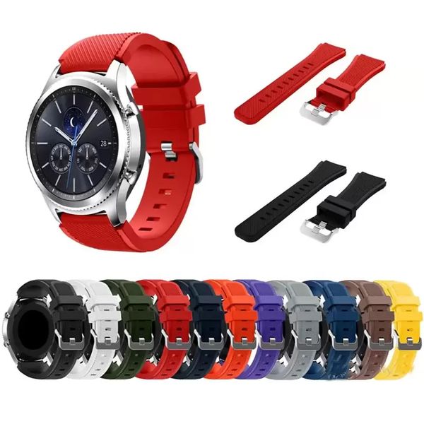 22mm gear s3 frontier / classic watch band soft silicone man watch replacement bracelet strap, Black;brown
22mm gear s3 frontier / classic watch band soft silicone man watch replacement bracelet strap, Black;brown