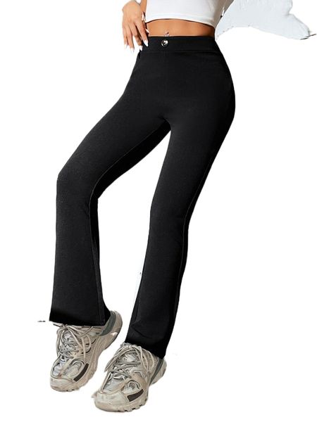 petite solid flare leg pants t4hg#, Black;white
petite solid flare leg pants t4hg#, Black;white