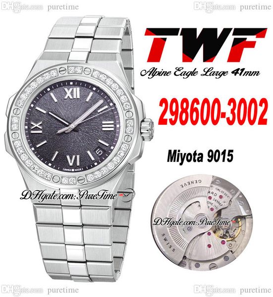 2022 alpine eagle large 298600-3002 miyota 9015 automatic mens watch diamonds bezel gray roman texturd dial stainless steel bracelet super e, Slivery;brown
2022 alpine eagle large 298600-3002 miyota 9015 automatic mens watch diamonds bezel gray roman texturd dial stainless steel bracelet super e, Slivery;brown