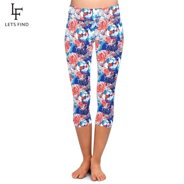 new high waist women leggings 3d flowers digital print elastic pants plus size midcalf 34 fitness legging for summer 201014, Black
new high waist women leggings 3d flowers digital print elastic pants plus size midcalf 34 fitness legging for summer 201014, Black