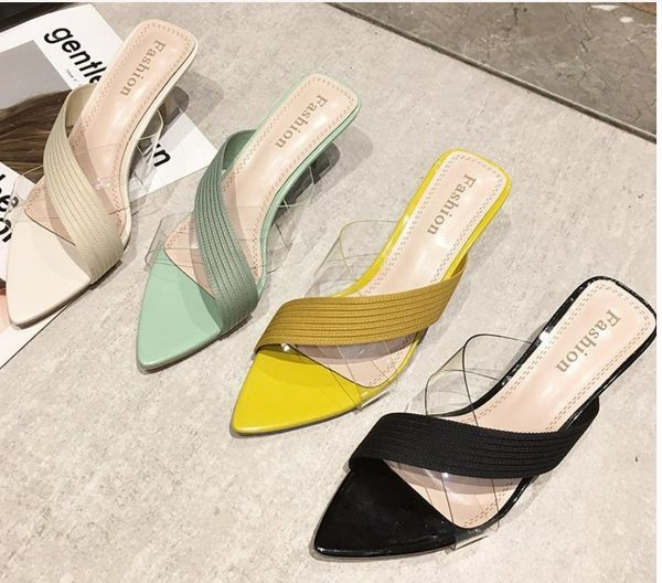 classic designer women's beach half slippers high heels fashion wine glass heel summer women slipper lazy sandals high heeled 5cm 35-40, Black
classic designer women's beach half slippers high heels fashion wine glass heel summer women slipper lazy sandals high heeled 5cm 35-40, Black