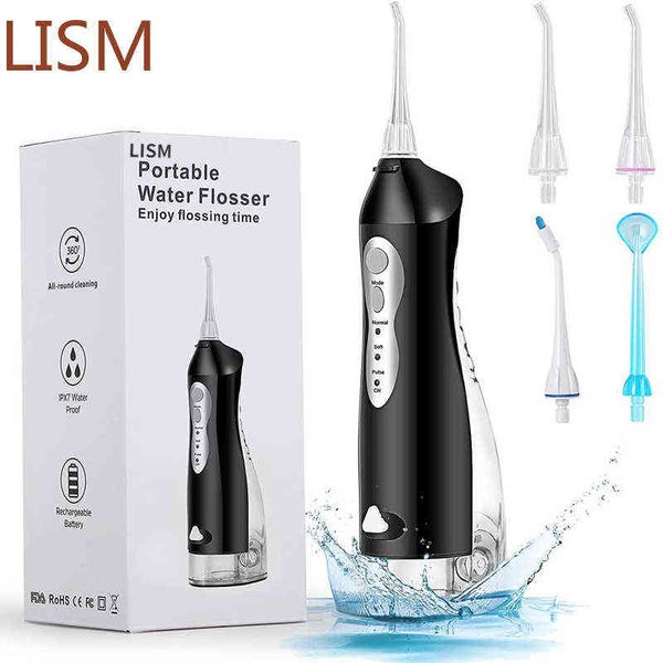 oral irrigator usb rechargeable water flosser portable dental jet 300ml tank proof teeth cleaner 220510
oral irrigator usb rechargeable water flosser portable dental jet 300ml tank proof teeth cleaner 220510