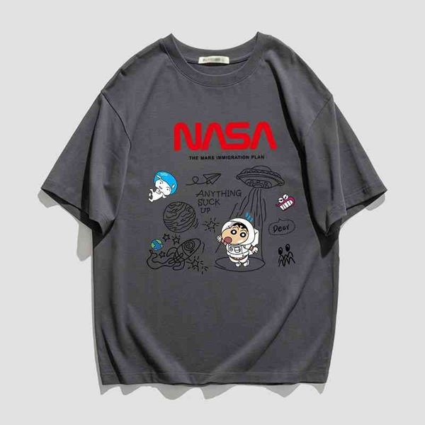 nasa astronaut co branded pink planet short sleeve men's shirt student t-shirt couple's clothes t286 s20, White;black
nasa astronaut co branded pink planet short sleeve men's shirt student t-shirt couple's clothes t286 s20, White;black
