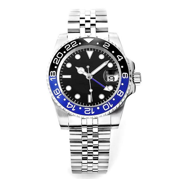 gmt watch for mens datejust blue and black 904l automatic mechanical stainless steel strap daydate watches, Slivery;brown
gmt watch for mens datejust blue and black 904l automatic mechanical stainless steel strap daydate watches, Slivery;brown