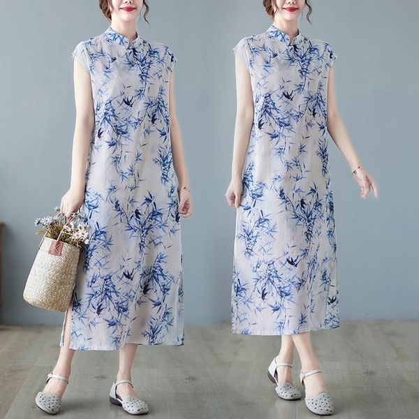 arrival thin soft short sleeve loose summer dress print floral beading vintage chinese style women casual, Black;gray
arrival thin soft short sleeve loose summer dress print floral beading vintage chinese style women casual, Black;gray