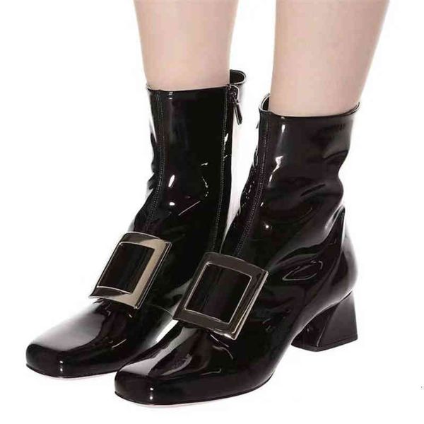boots women's black winter shoes metal decoration square toe boots brand thick heels
boots women's black winter shoes metal decoration square toe boots brand thick heels