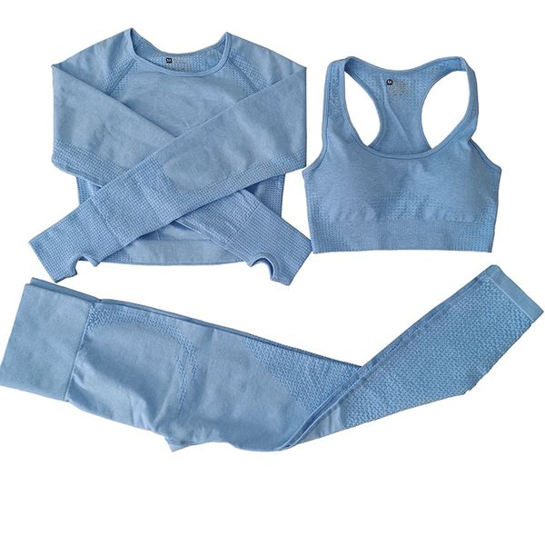 women seamless yoga set fitness sports suits gym cloth yoga long sleeve shirts high waist running leggings workout pants bra 220507, Gray
women seamless yoga set fitness sports suits gym cloth yoga long sleeve shirts high waist running leggings workout pants bra 220507, Gray
