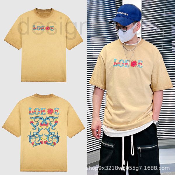 men's casual shirts designer superior quality summer new l family short sleeve t shirt flower washing water abrasion lovers before and, White;black
men's casual shirts designer superior quality summer new l family short sleeve t shirt flower washing water abrasion lovers before and, White;black