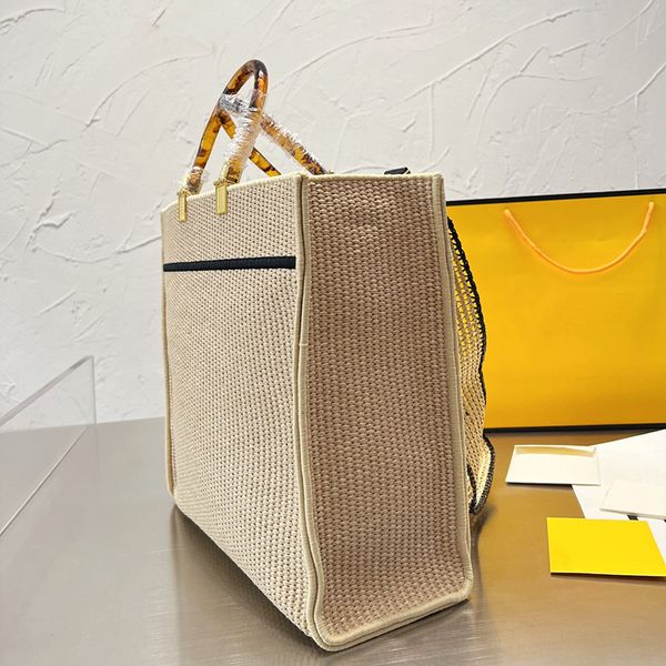 the tote bag totes bag women straw designer handbags fashion all-match classic large capacity wallet alphabet pattern handbag
the tote bag totes bag women straw designer handbags fashion all-match classic large capacity wallet alphabet pattern handbag