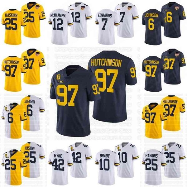 n3740 michigan wolverines donovan edwards 2021 tm 42 patch jersey hassan haskins cornelius johnson aidan hutchinson blake cade mcnamara, Black
n3740 michigan wolverines donovan edwards 2021 tm 42 patch jersey hassan haskins cornelius johnson aidan hutchinson blake cade mcnamara, Black
