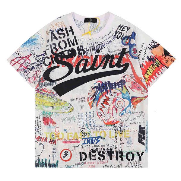 men's t-shirts 2022 trendy cartoon hand-painted illustrations men's and women's loose short sleeves axbd, White;black
men's t-shirts 2022 trendy cartoon hand-painted illustrations men's and women's loose short sleeves axbd, White;black