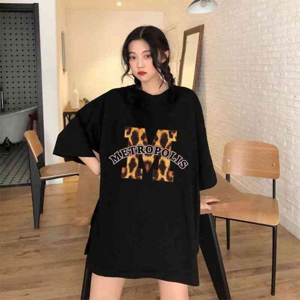 cotton t-shirt women's summer new large dress long half short sleeve streetwear women clothes loose tee, White
cotton t-shirt women's summer new large dress long half short sleeve streetwear women clothes loose tee, White