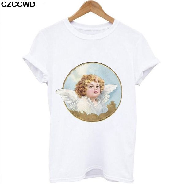 cute angel baby korean t shirt t-shirts clothing women oversized letter print fun harajuku o-neck loose 27h46j, White
cute angel baby korean t shirt t-shirts clothing women oversized letter print fun harajuku o-neck loose 27h46j, White