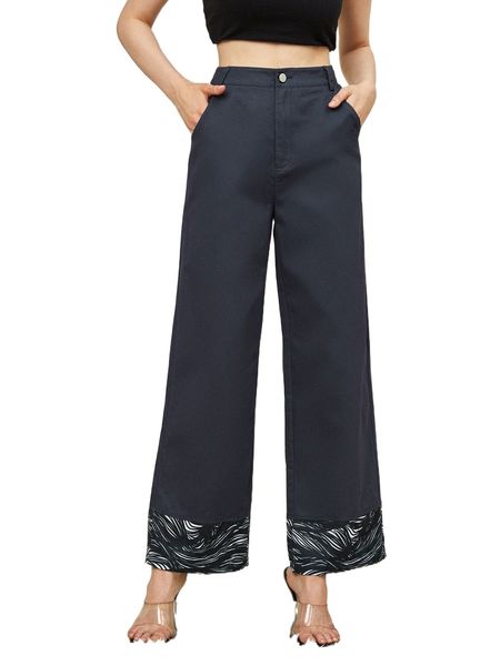 x aletia graphic paneled wide leg pants x1fb#, Black;white
x aletia graphic paneled wide leg pants x1fb#, Black;white