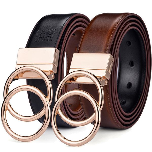 beltox women reversible leather belt 2 in 1 rotated 2 rings gold buckle 3 4cm wide 201117215a, Black;brown
beltox women reversible leather belt 2 in 1 rotated 2 rings gold buckle 3 4cm wide 201117215a, Black;brown