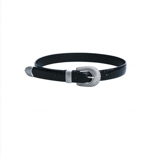 black retro heavy industry belt women's design sense niche vintage leather belt fashion all-match high-end accessories, Black;brown
black retro heavy industry belt women's design sense niche vintage leather belt fashion all-match high-end accessories, Black;brown