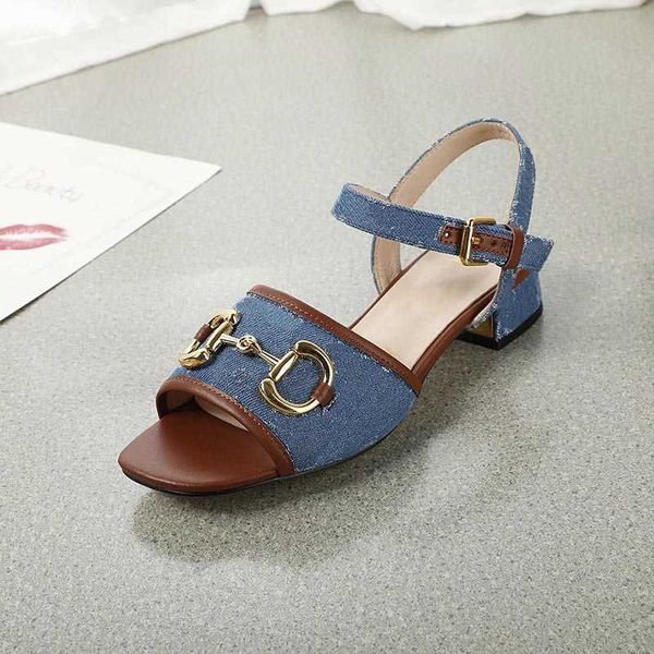 yucheng01 latest denim and genuine leather sandals luxurys women's sandal with horsebit size 35-42 model s01, Black
yucheng01 latest denim and genuine leather sandals luxurys women's sandal with horsebit size 35-42 model s01, Black