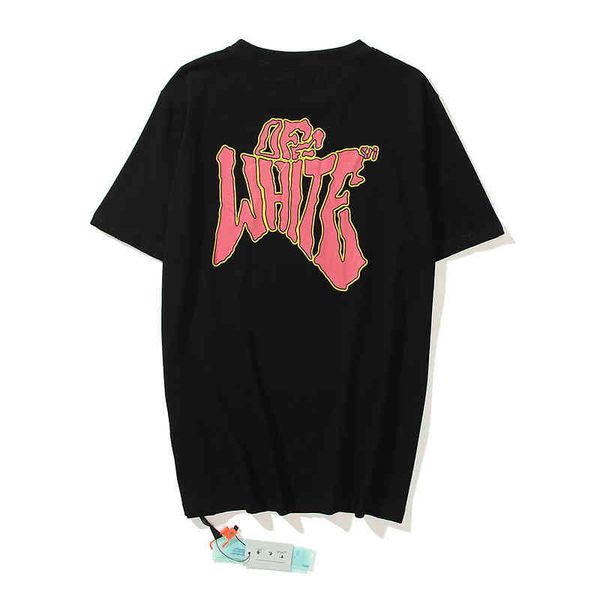 new men's t-shirts summer off fashion and women's casual cotton cartoon letter printed large short sleeve t-shirt, White;black
new men's t-shirts summer off fashion and women's casual cotton cartoon letter printed large short sleeve t-shirt, White;black