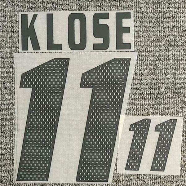 2002 #11 klose nameset #13 ballack printing diy customize any name number iron transfer badge1940
2002 #11 klose nameset #13 ballack printing diy customize any name number iron transfer badge1940