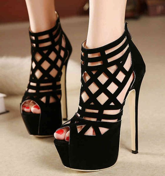 2016 roman style super beautiful 16cm high-heeled nightclub women's shoes are very fashionable. they are made in size 40 myuan116-20, Black
2016 roman style super beautiful 16cm high-heeled nightclub women's shoes are very fashionable. they are made in size 40 myuan116-20, Black