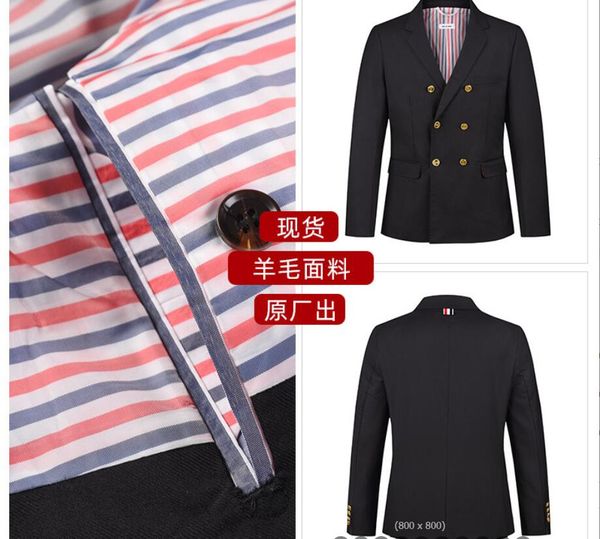 men's suit plus size outerwear & coats striped double breasted jacket classic black split three-dimensional cut slim fit long sleeve ca, Black;brown
men's suit plus size outerwear & coats striped double breasted jacket classic black split three-dimensional cut slim fit long sleeve ca, Black;brown