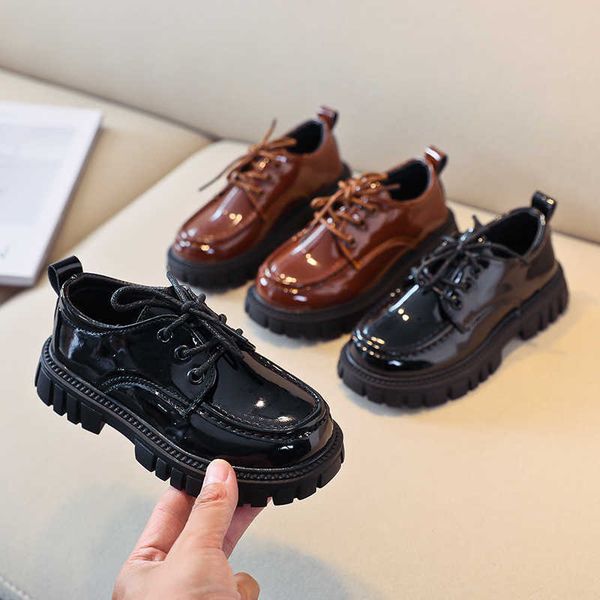 elling children's patent leather shoes school students british style boot boys girls thick soled performance lace up sneakers classic l, Black
elling children's patent leather shoes school students british style boot boys girls thick soled performance lace up sneakers classic l, Black