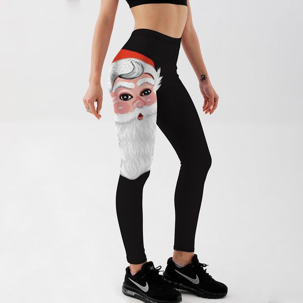 women pants leggings christmas high waist stretch digital print holiday fitness ankle-length, Black
women pants leggings christmas high waist stretch digital print holiday fitness ankle-length, Black