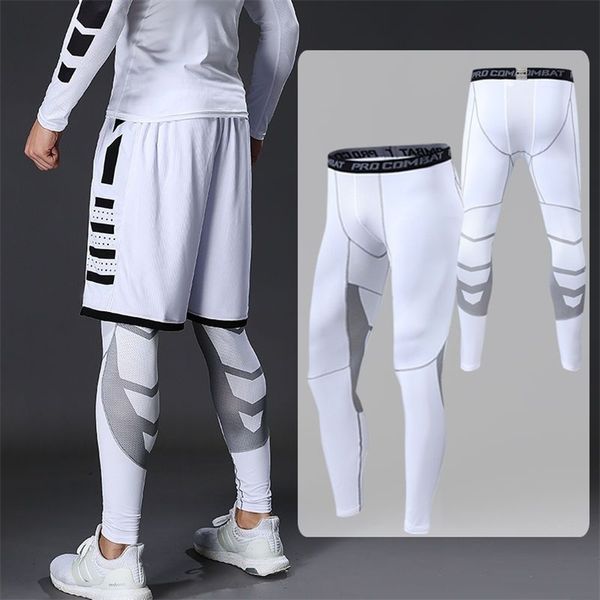 mens compression pants male tights leggings for running gym sport fitness quick joggings workout white black trousers 220727, White;red
mens compression pants male tights leggings for running gym sport fitness quick joggings workout white black trousers 220727, White;red