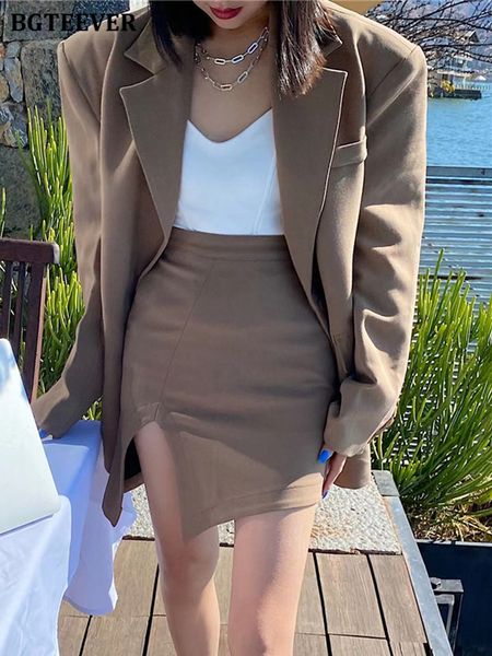 stylish ladies 2 pieces set long sleeve blazer jacket & high waist split mini skirts 2022 spring women skirt suits, White
stylish ladies 2 pieces set long sleeve blazer jacket & high waist split mini skirts 2022 spring women skirt suits, White