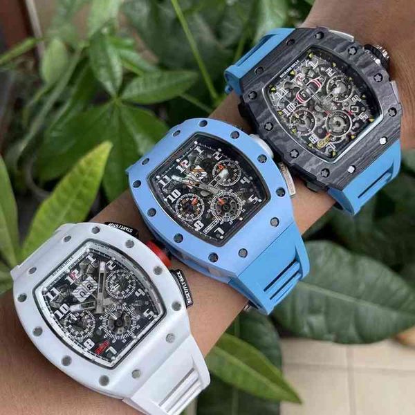 richa milles rm11-03 carbon fiber automatic mechanical watch ceramic mens r hollow out multifunctional chronometer, Slivery;golden
richa milles rm11-03 carbon fiber automatic mechanical watch ceramic mens r hollow out multifunctional chronometer, Slivery;golden